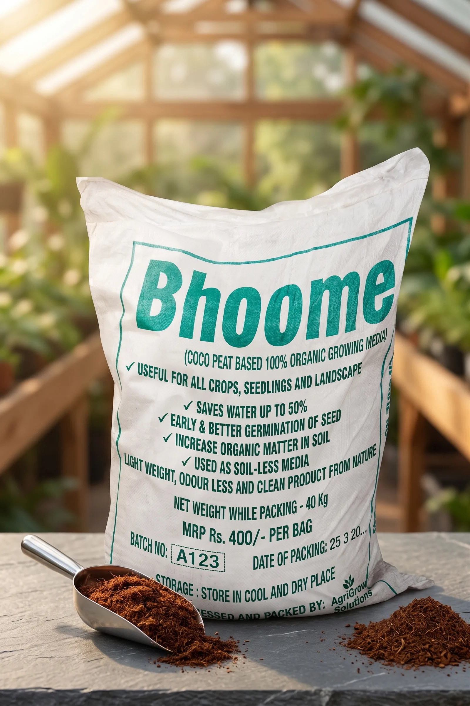 Bhoome Ready-to-Use Cocopeat — Hi-Tech Growing Media